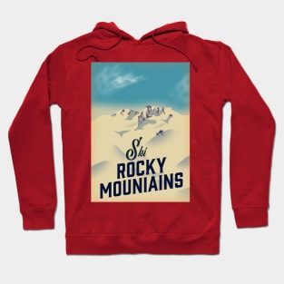 Ski Rocky Mountains Hoodie